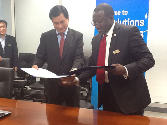 signature d'un protocole d'entente entre l'État d'Ekiti et Samsung | Crédits Photo : Ekitistate.gov.ng